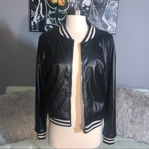TOWNSEN Jackets & Blazers - Soft Leather Bomber Reversible Jacket.